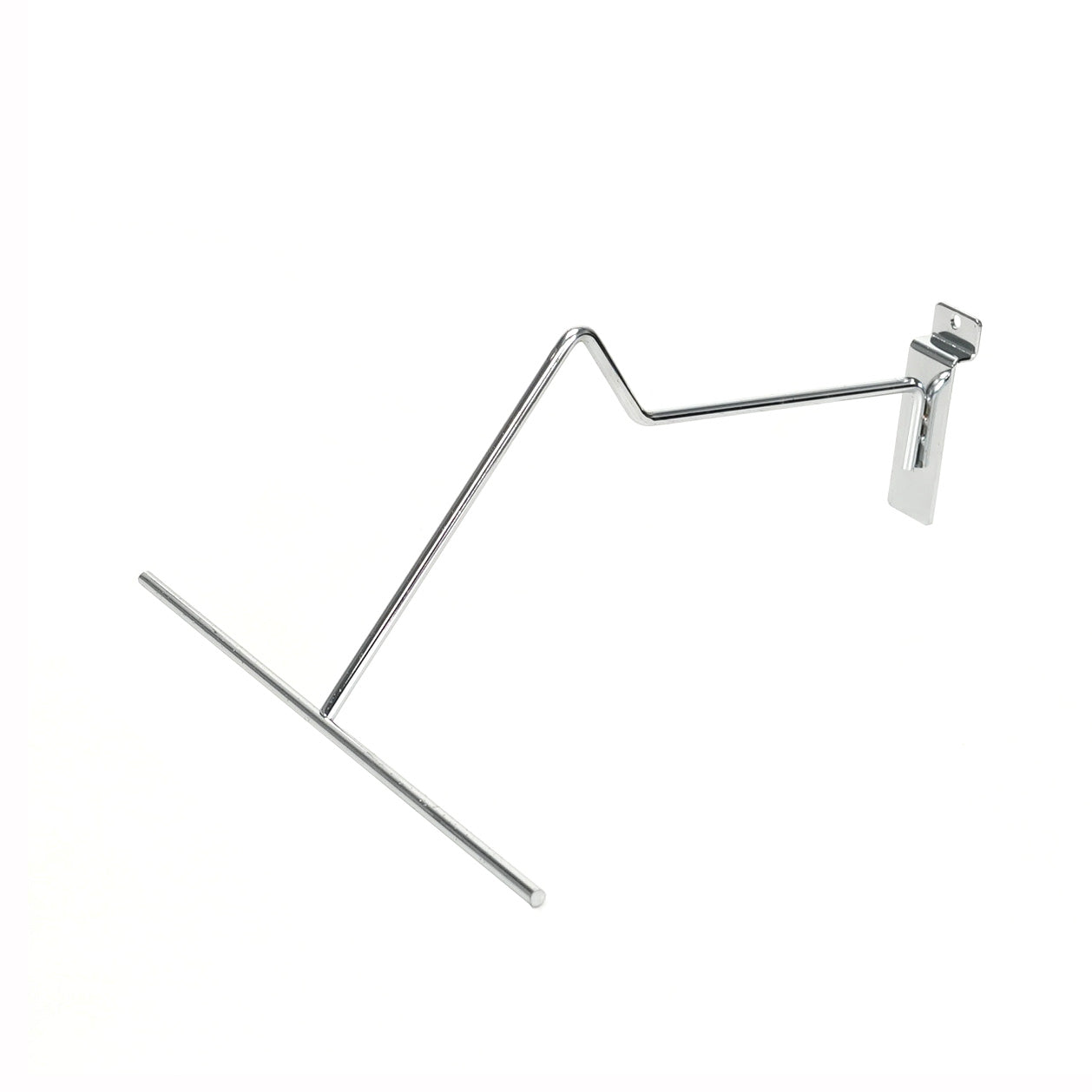 Supermarket Multifunctional Metal Hat Rack Western Cowboy Hat Display Chrome Hanger Organizer for Slatwall Warehousing Supply