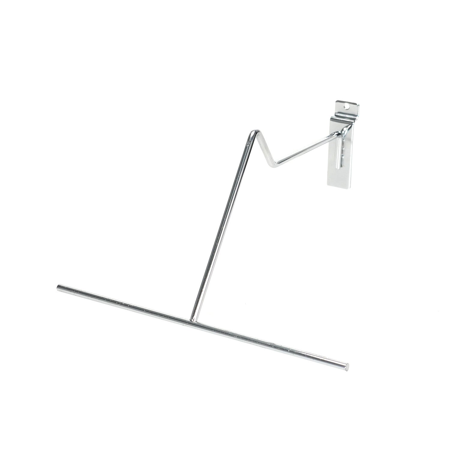 Supermarket Multifunctional Metal Hat Rack Western Cowboy Hat Display Chrome Hanger Organizer for Slatwall Warehousing Supply