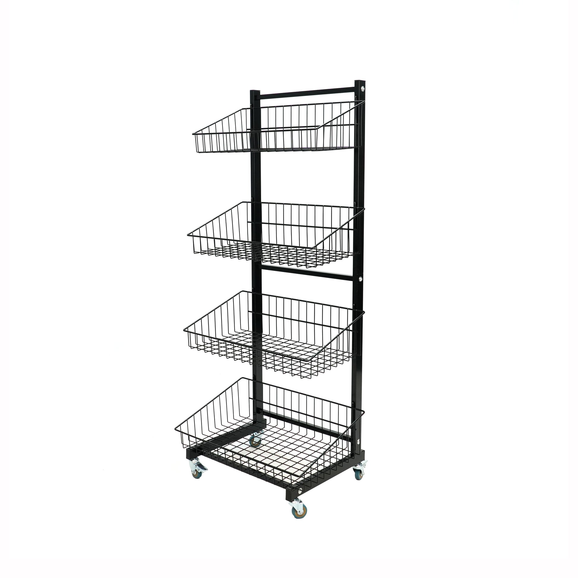 Customized Metal Basket Display Shelf for Daily Necessities Factory Business Nature