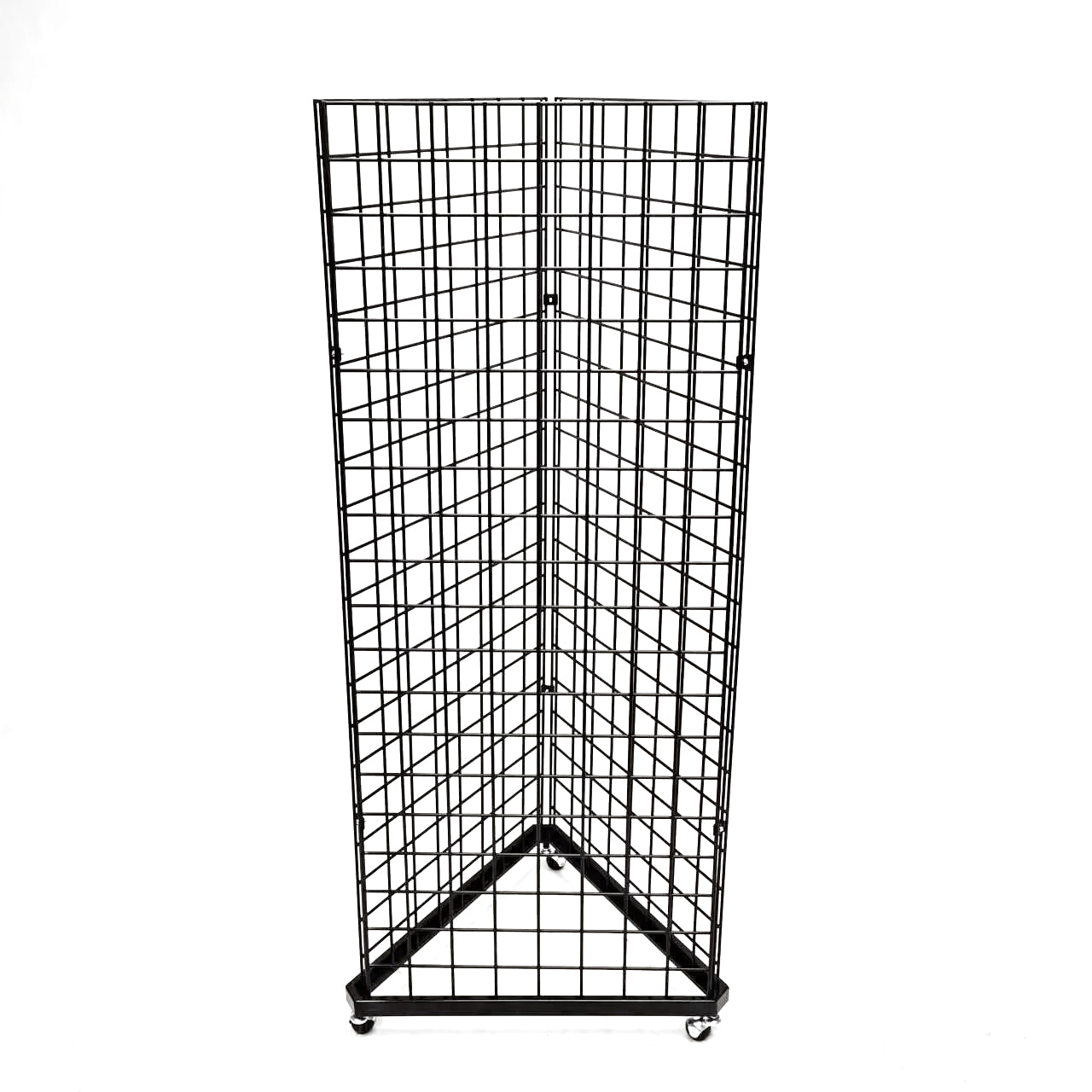 Triangular Metal Grating Plate Base for Retail Display Stand Store Display Counter Display Stand