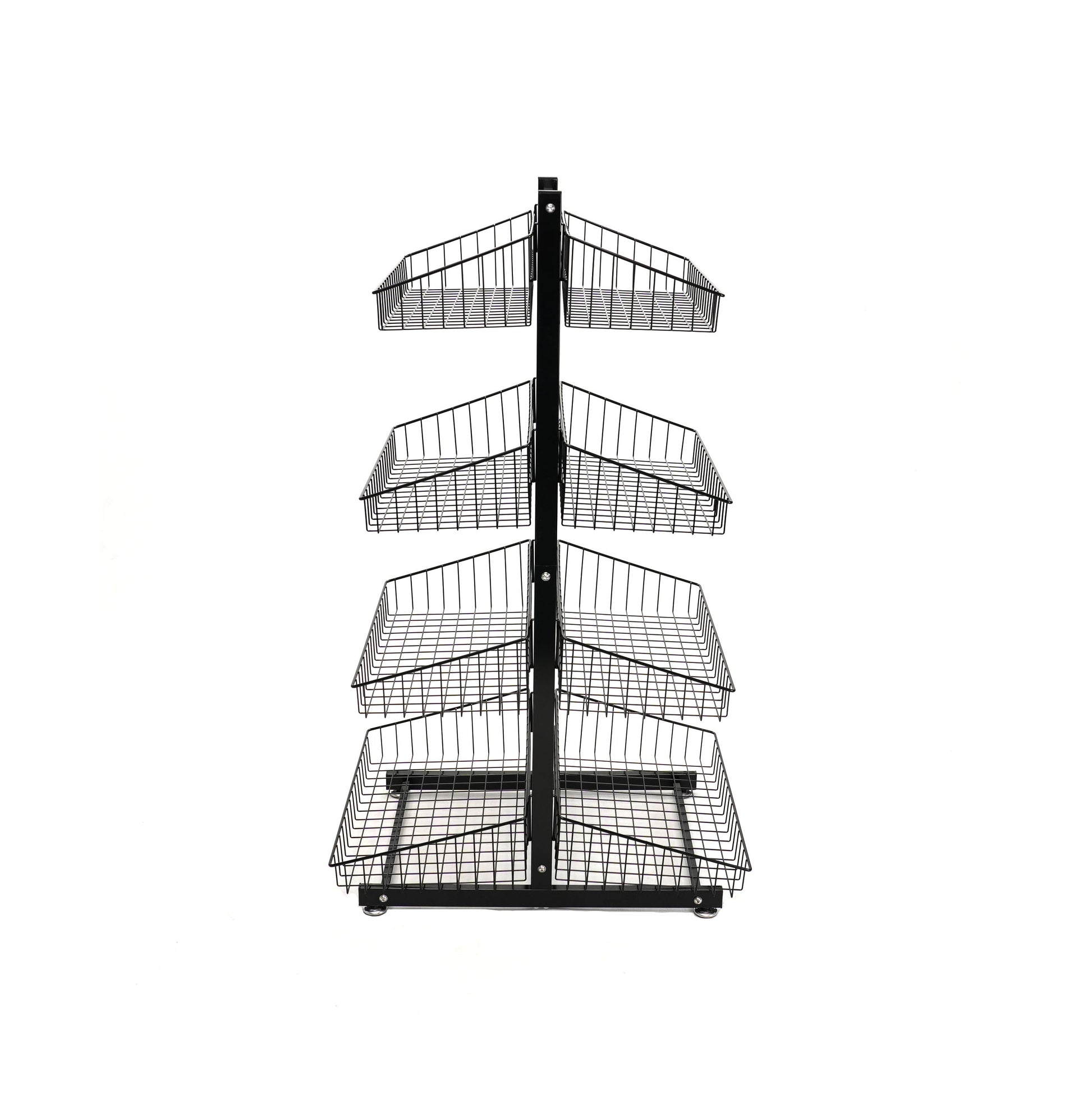 Retail Shop Display Multi-Layer Adjustable Bulk Basket Supermarket Rack POS Promotion Rack
