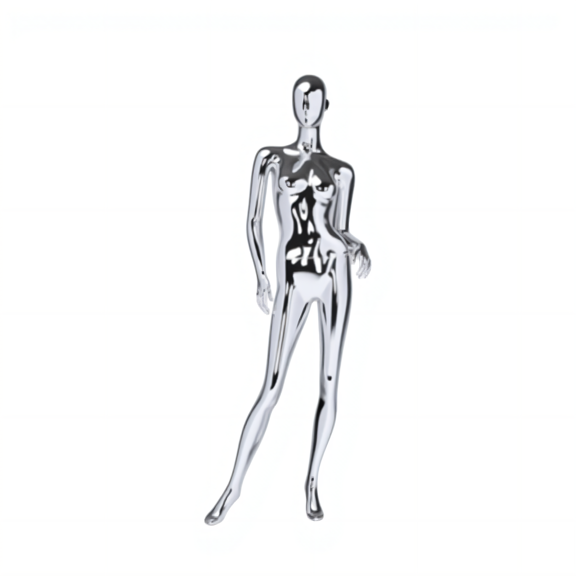 Gold Plated Male Mannequins Display Glass Fiber Clothes Showcase for Warehousing & Supermarket Supplies