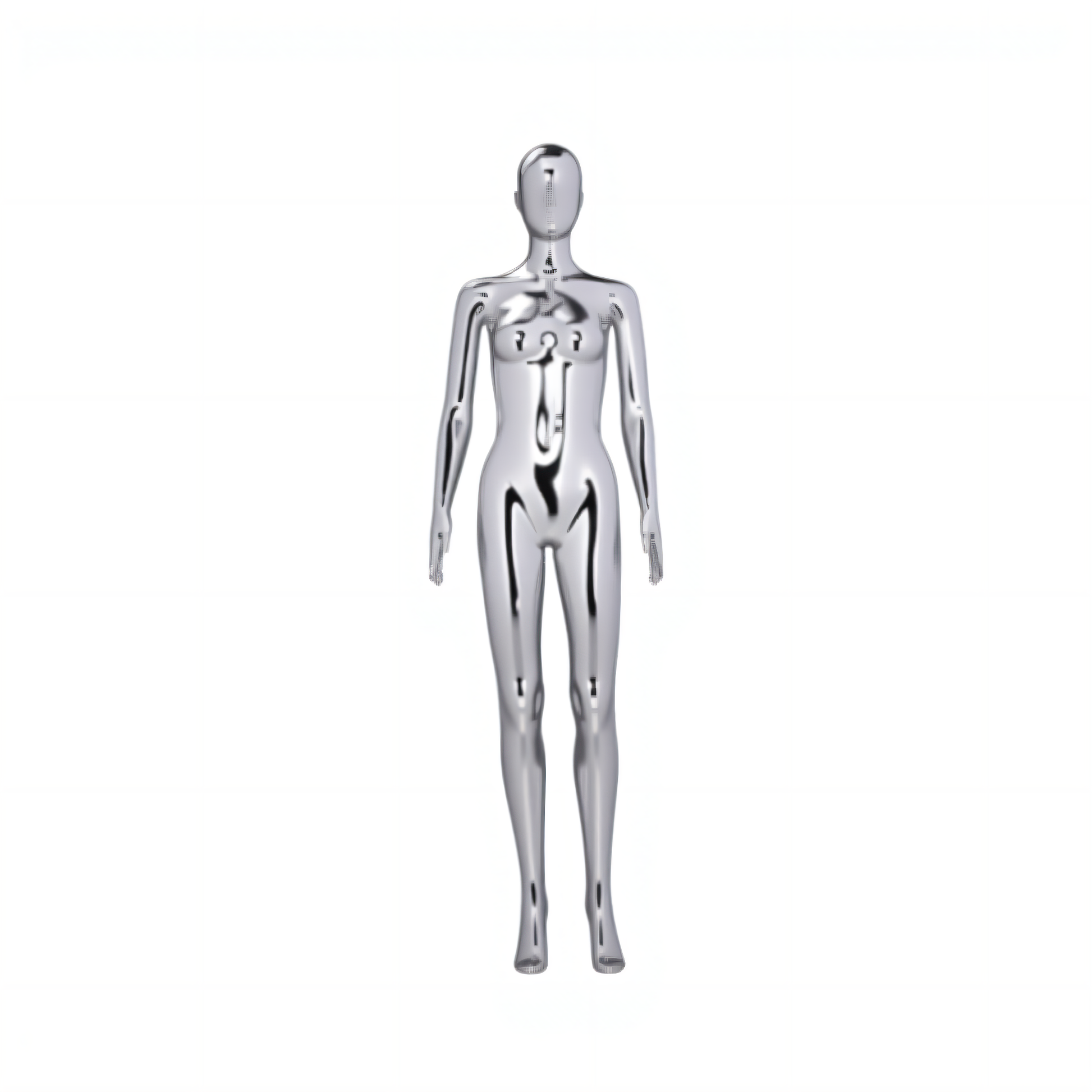 Gold Plated Male Mannequins Display Glass Fiber Clothes Showcase for Warehousing & Supermarket Supplies