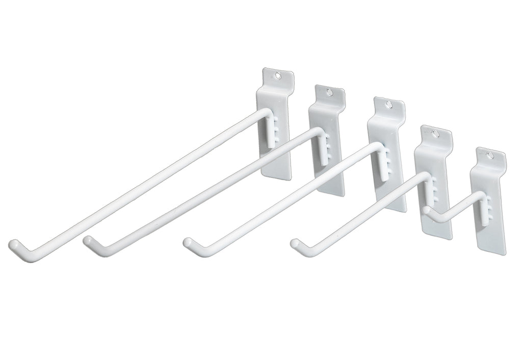 Slatwall Accessories - High Quality Black Slatwall Plate Single Hook for Slatwall Gridwall Panels