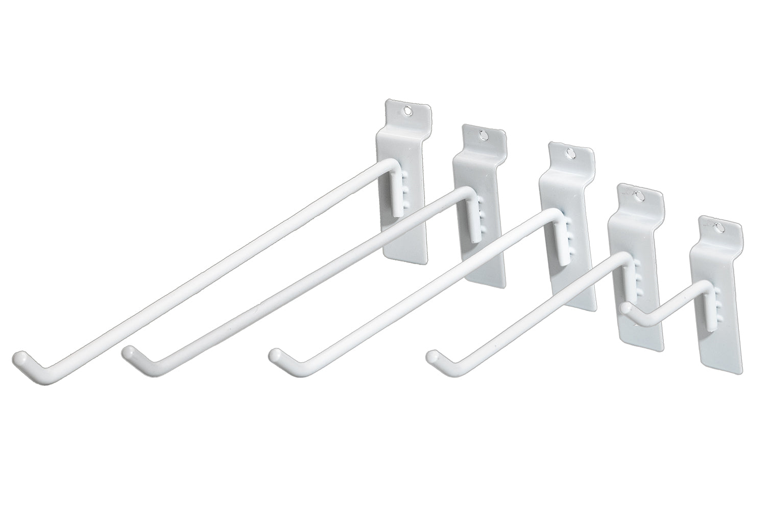 Slatwall Accessories - High Quality Black Slatwall Plate Single Hook for Slatwall Gridwall Panels