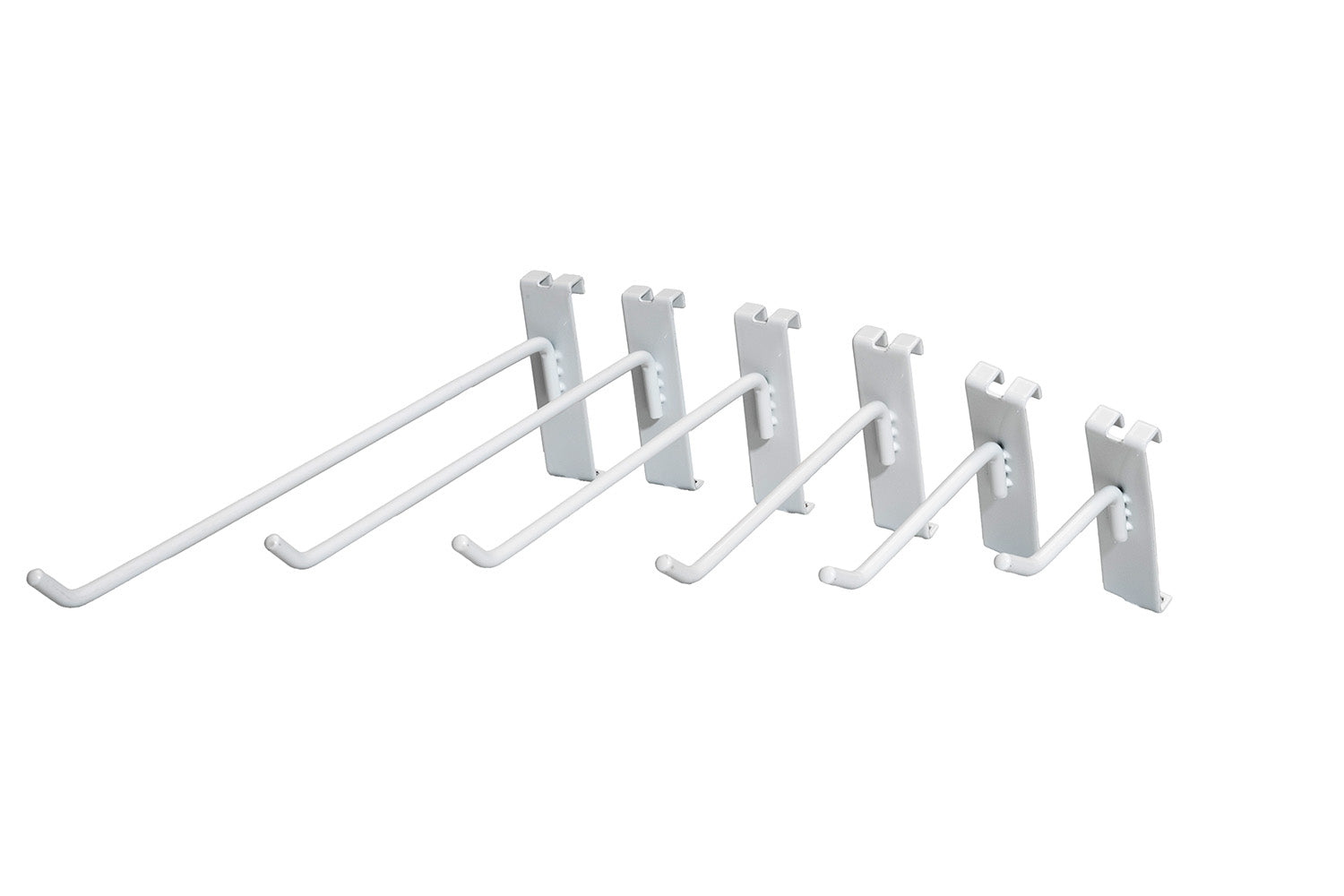 Slatwall Accessories - High Quality Black Slatwall Plate Single Hook for Slatwall Gridwall Panels