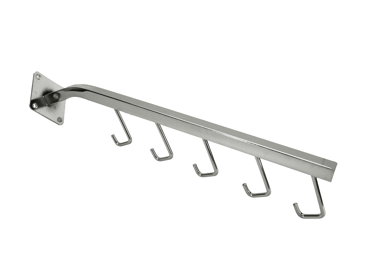 Metal 5-Hook Waterfall Faceout Display Hooks for Square Tubes Features Unique Resembles and Requires