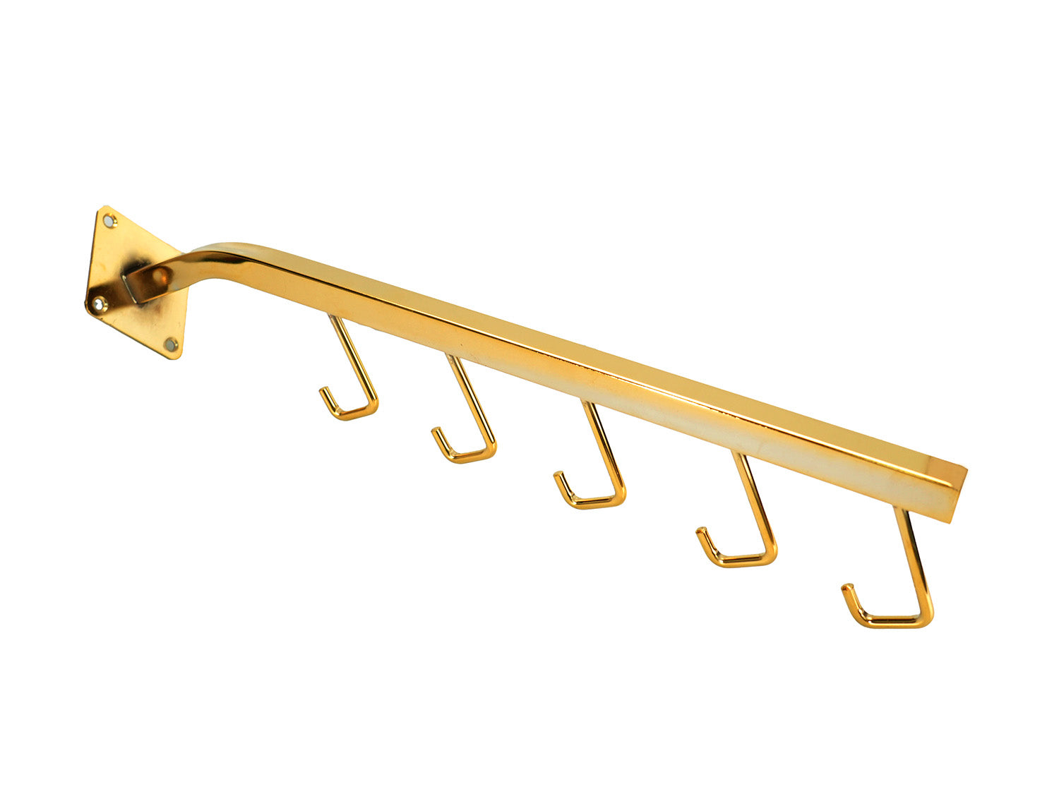 Metal 5-Hook Waterfall Faceout Display Hooks for Square Tubes Features Unique Resembles and Requires