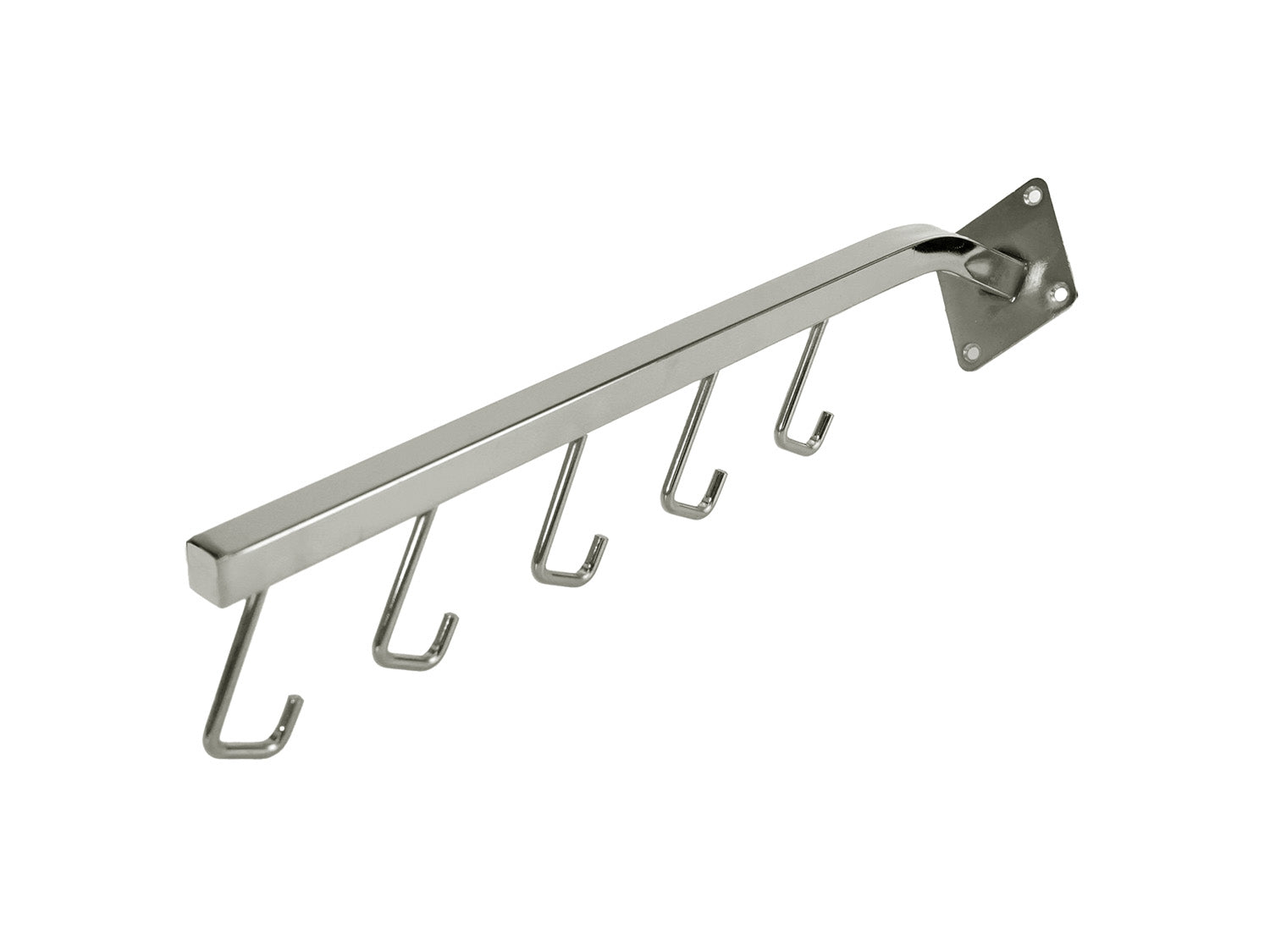 Metal 5-Hook Waterfall Faceout Display Hooks for Square Tubes Features Unique Resembles and Requires
