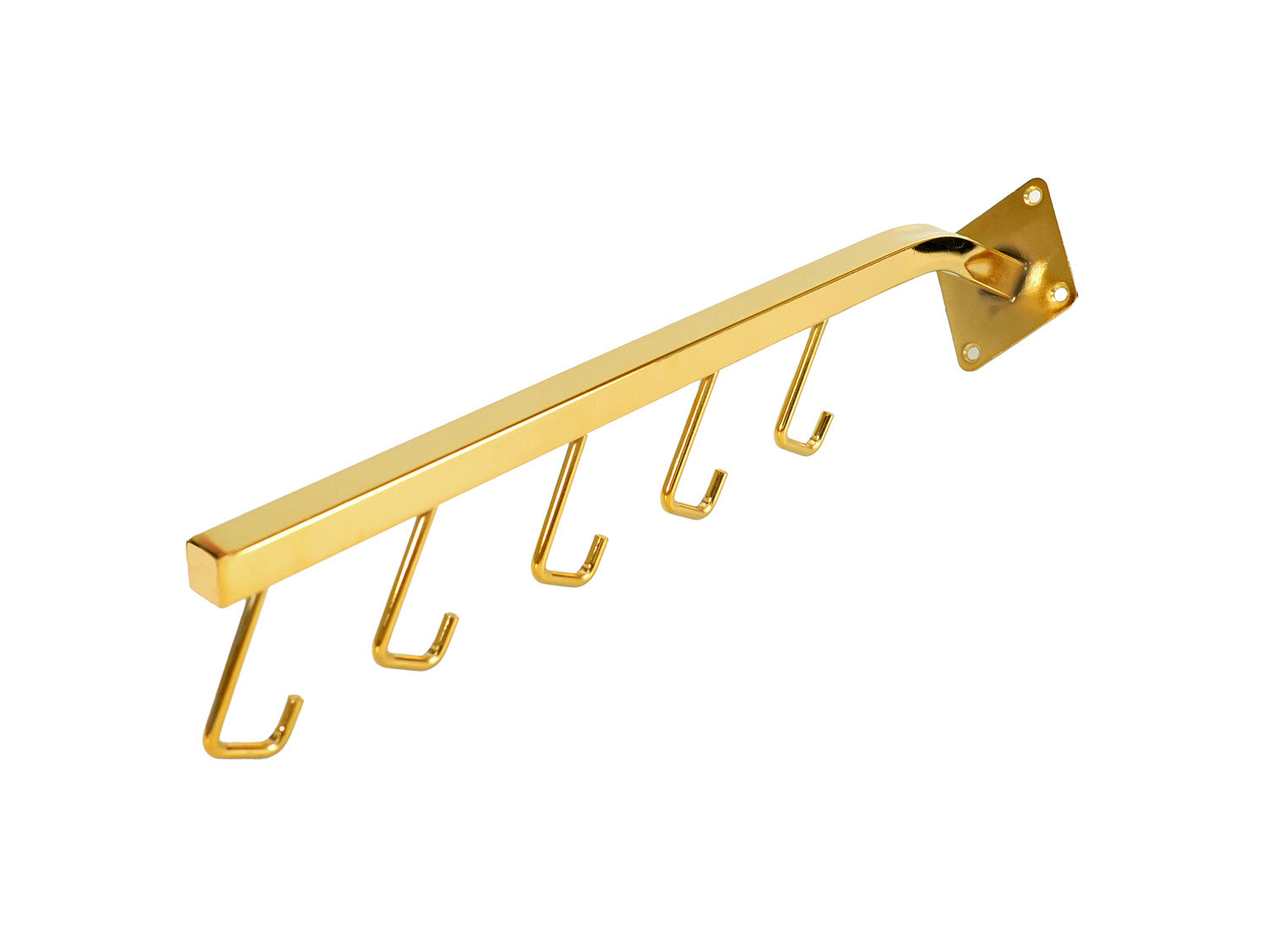 Metal 5-Hook Waterfall Faceout Display Hooks for Square Tubes Features Unique Resembles and Requires