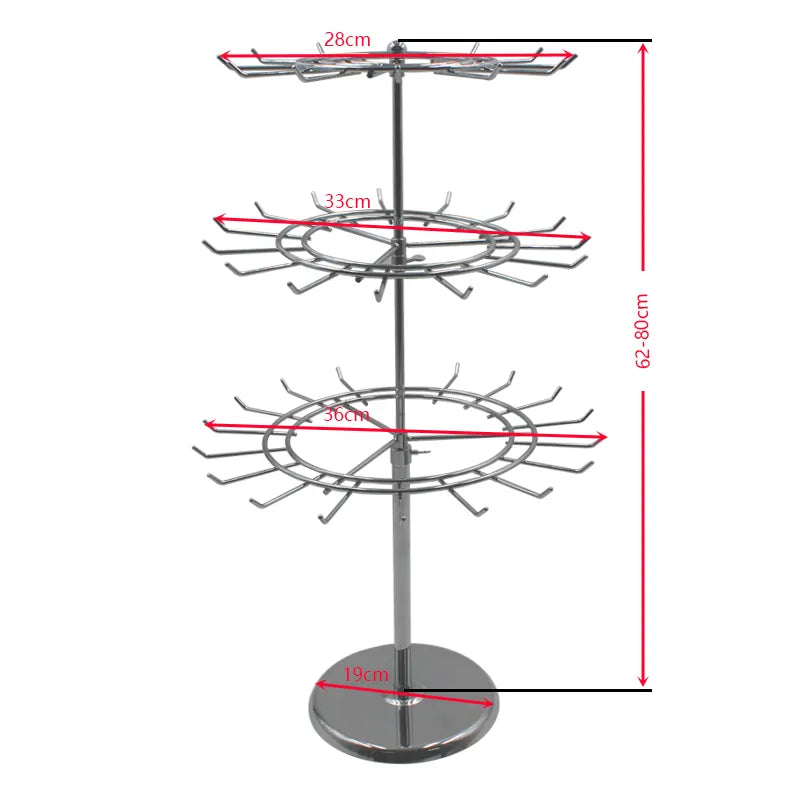 Rotating Fashion Jewelry Display Stand Countertop display