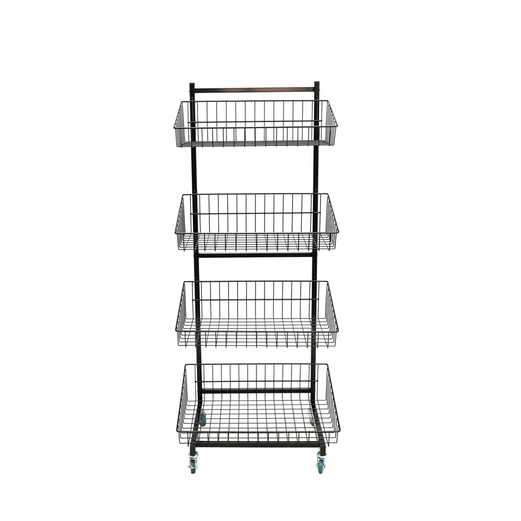 Customized Metal Basket Display Shelf for Daily Necessities Factory Business Nature