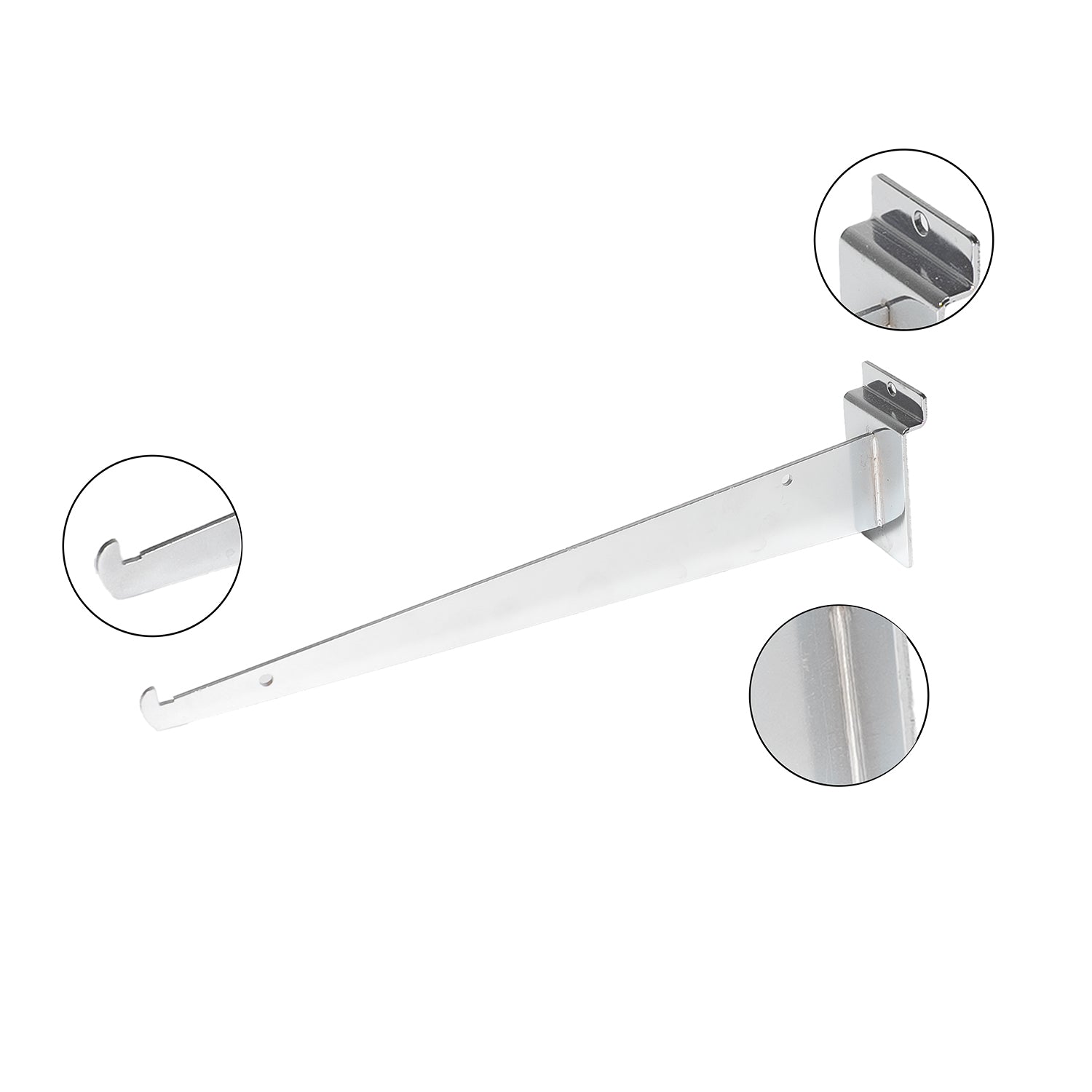 Custom Metal Multi-purpose Trough Plate Support Black Trough Plate Support High Quality Panel Wall Panel Metal Hooks