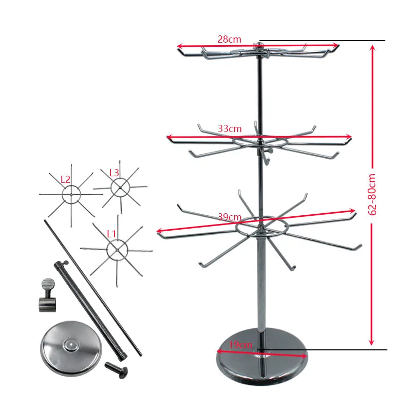 Rotating Fashion Jewelry Display Stand Countertop display