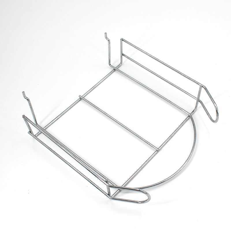 Retail Chrome 10pcs Multifunctional Metal Iron Hat Display Rack Cap Holder for Pegboard Slatwall for Shop Store Shelves Displays