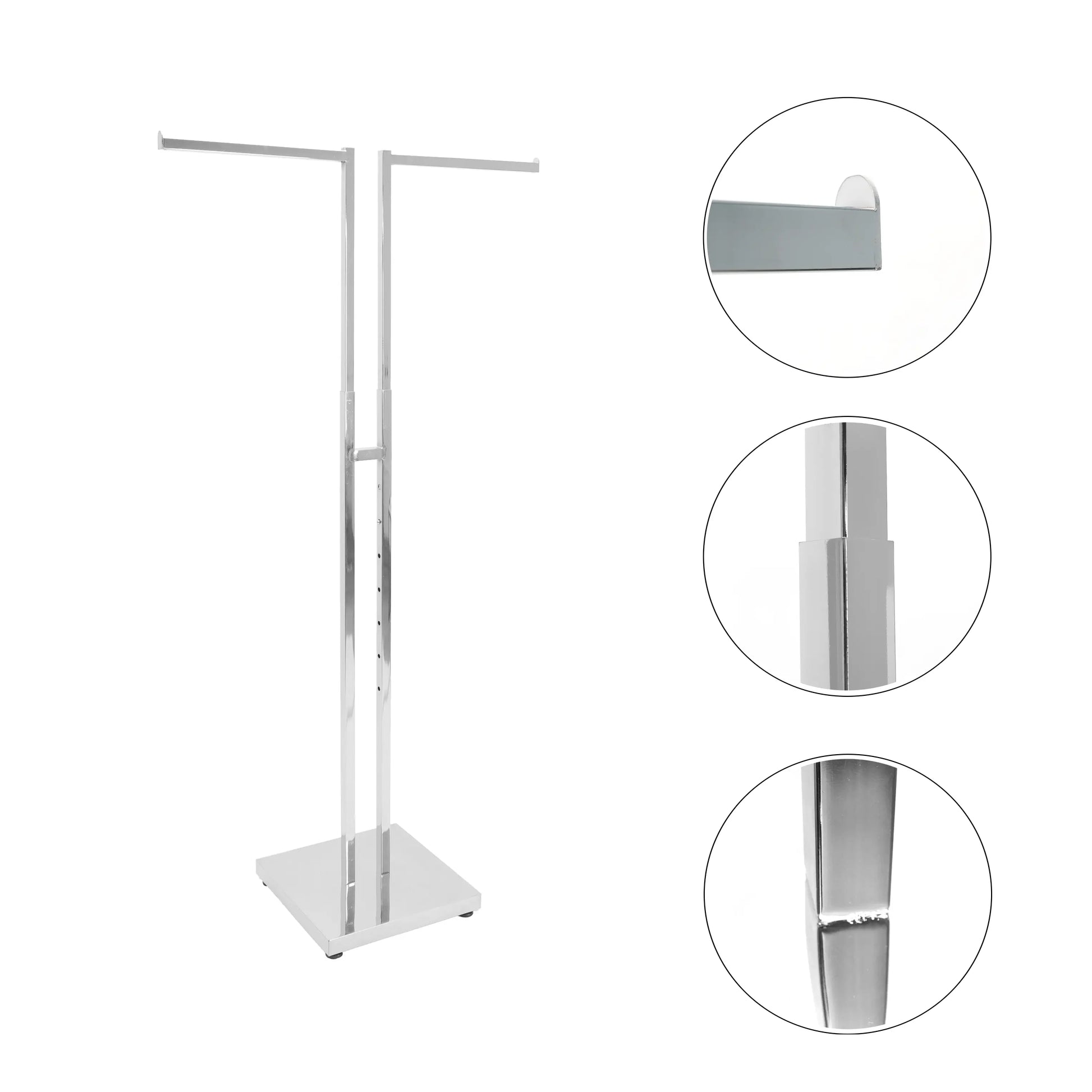 Custom Modern Metal Clothing Rack for Boutique Retail Display Shelf for Shop Clothes Show