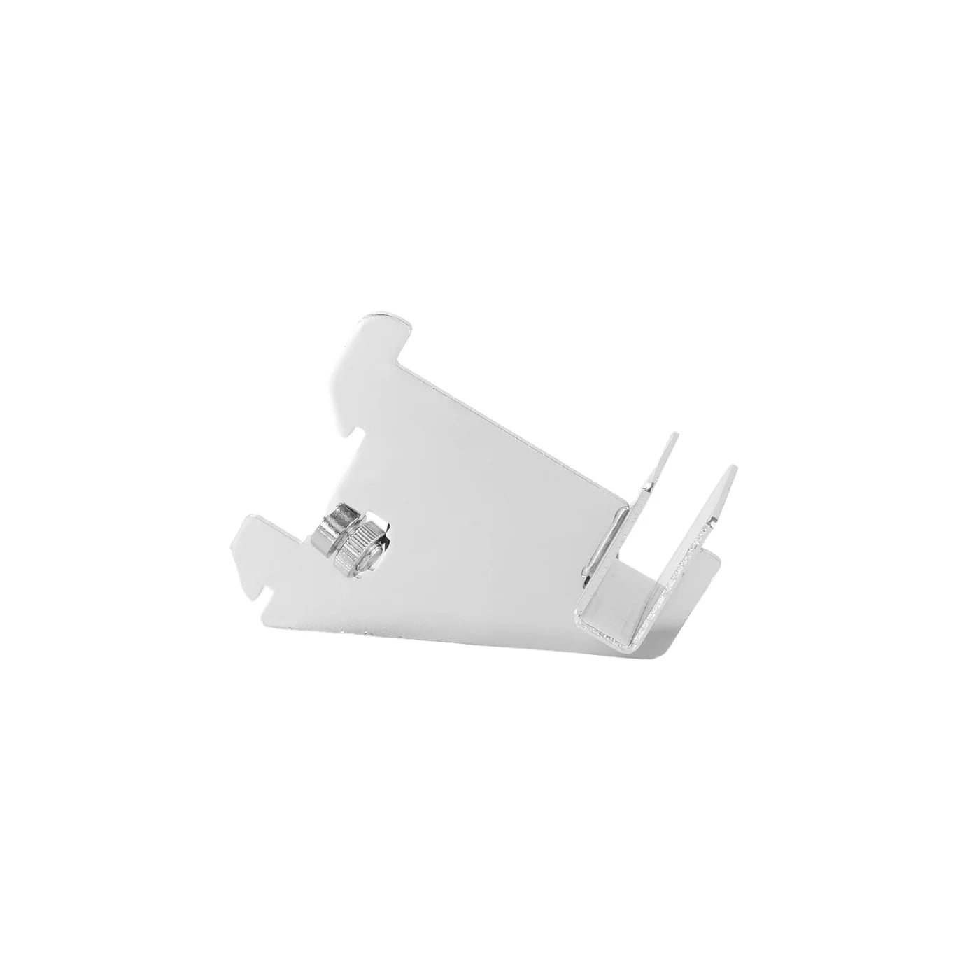Supermarket Goods Display Bracket Slotted Channel Metal Shelf Support Rectangular Category Joint for Holding a Pillar