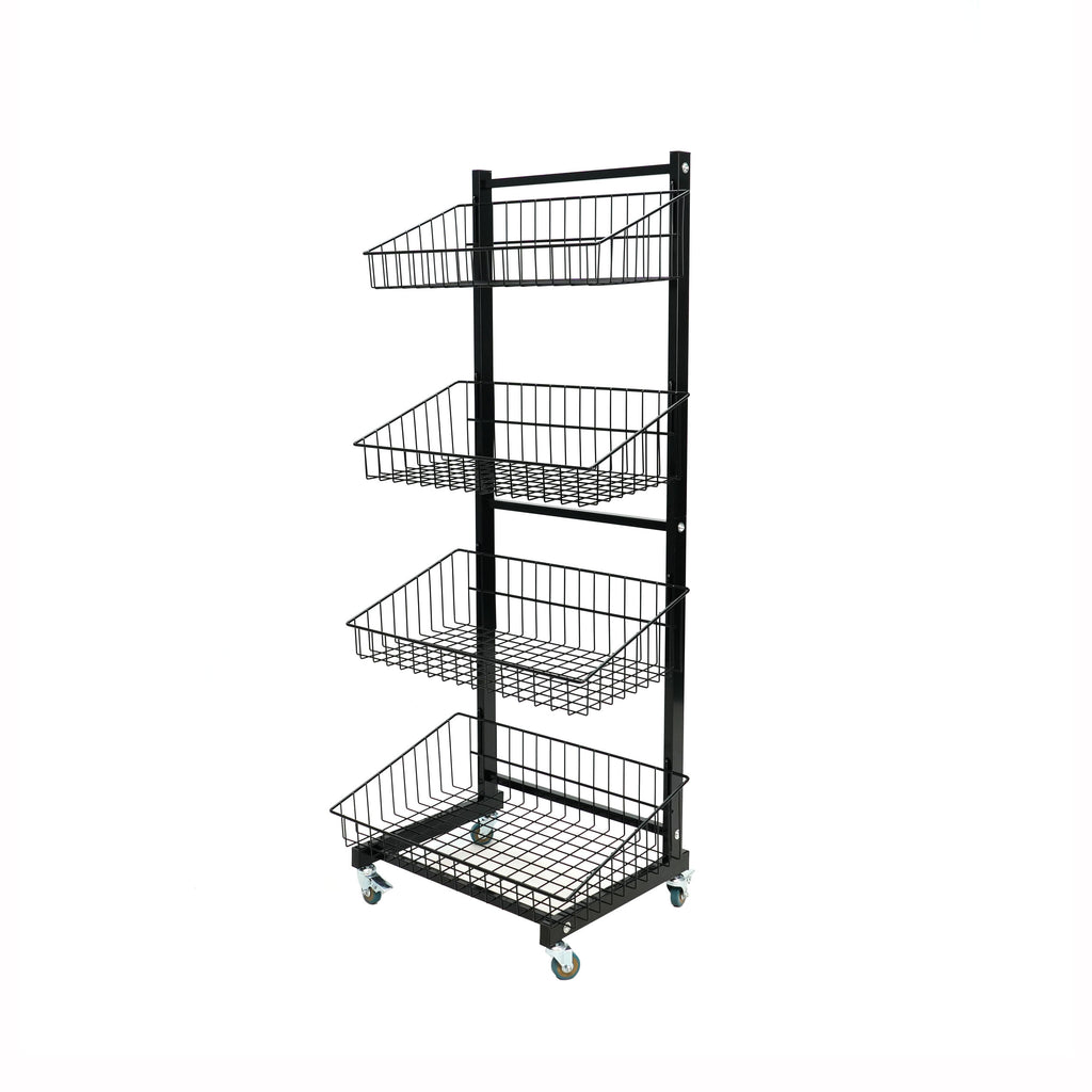Customized Metal Basket Display Shelf for Daily Necessities Factory Business Nature