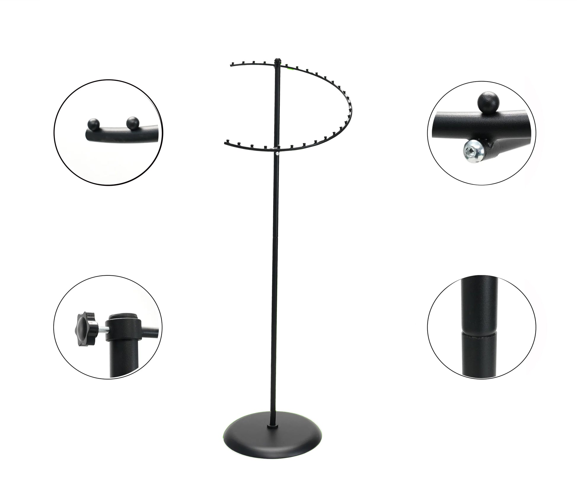 29 ball Spiral consumer Clothing Hanging Rail Garment Rack Storage Holders & Racks