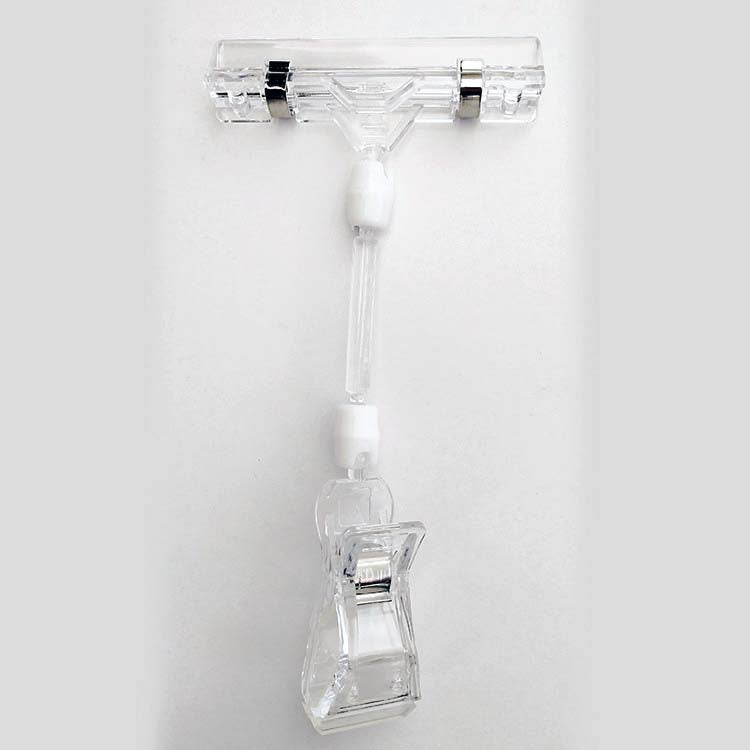 Wholesale Plastic POP Sign Clip Holder Shelf Clamp Price Label Tag Advertising Clips Holders
