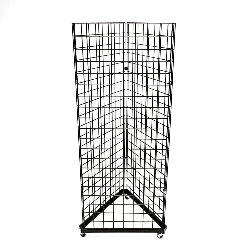 Triangular Metal Grating Plate Base for Retail Display Stand Store Display Counter Display Stand