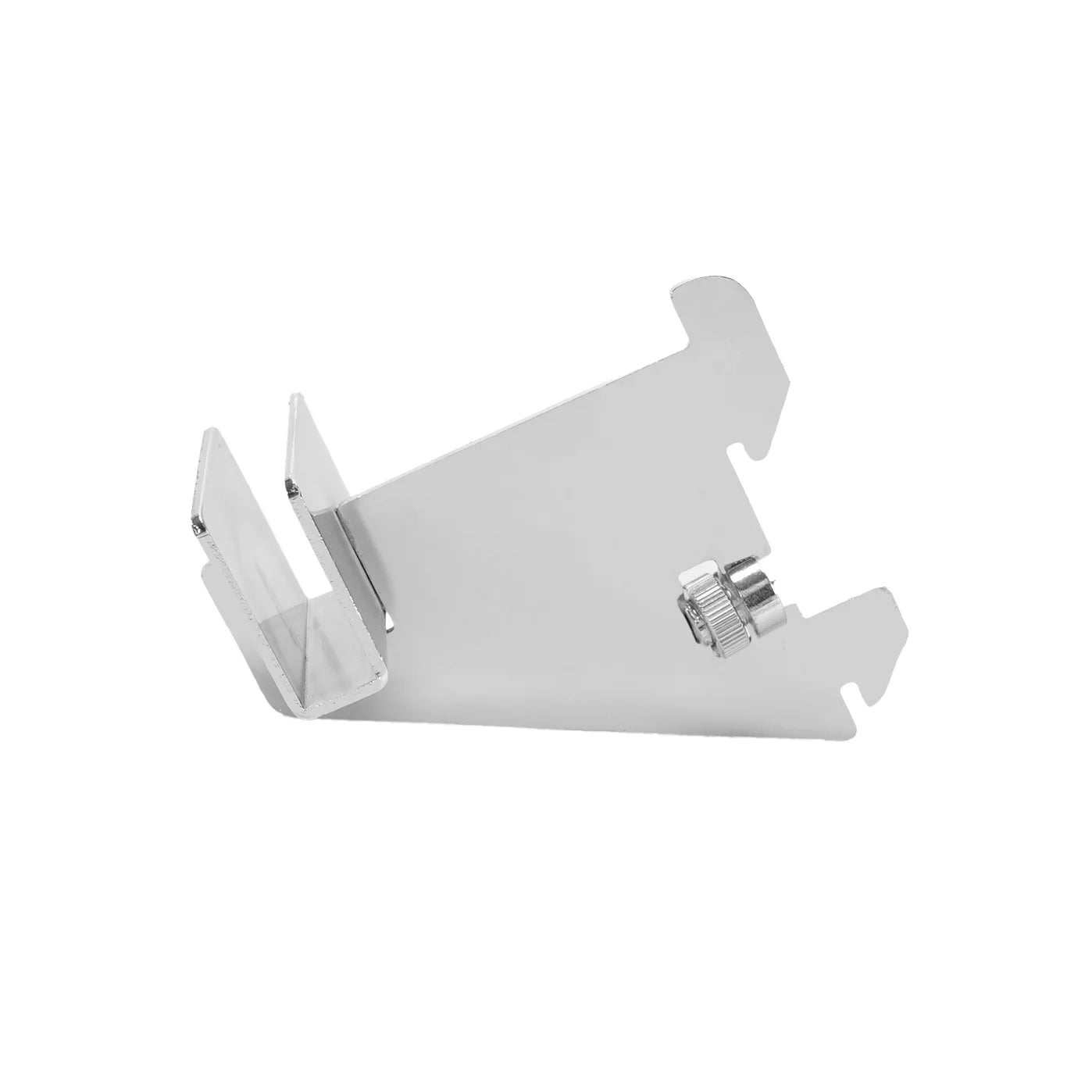 Supermarket Goods Display Bracket Slotted Channel Metal Shelf Support Rectangular Category Joint for Holding a Pillar
