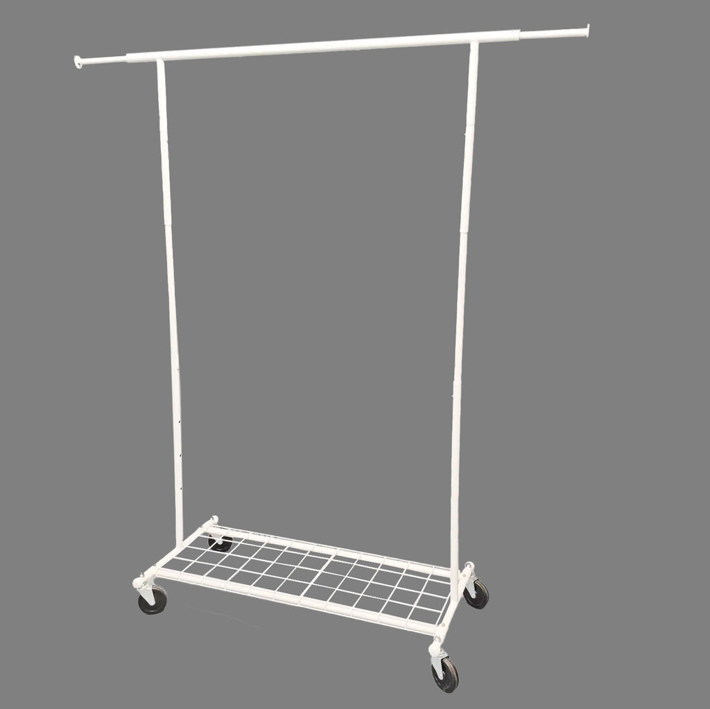 Garment Rack with Wheels Clothes Hanging Stand Store Display Rack