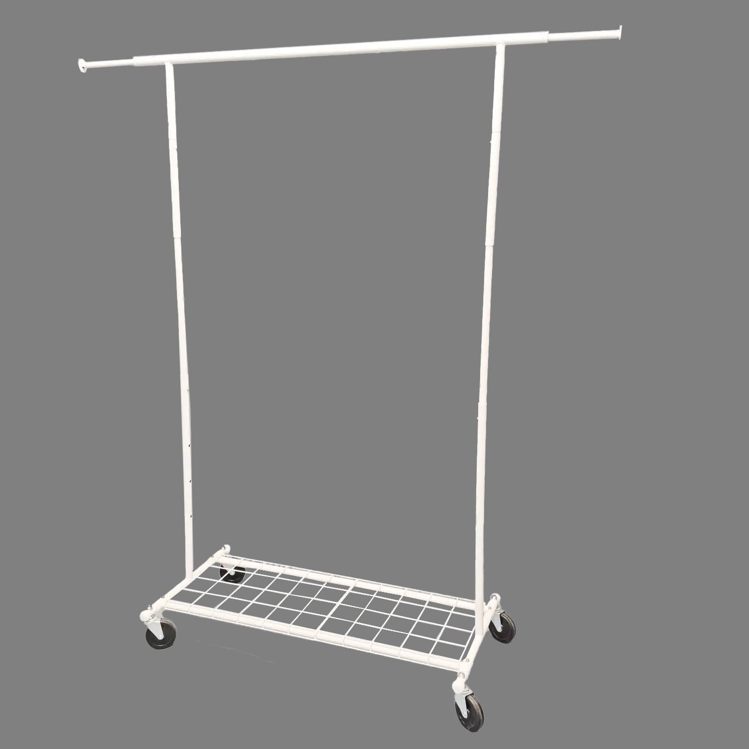 Garment Rack with Wheels Clothes Hanging Stand Store Display Rack