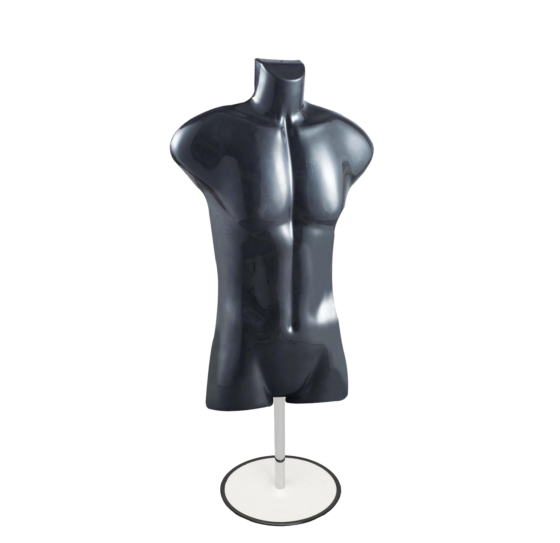 Plastic Male Hanging Mannequin Hollow Back Flesh Body Torso Dress Form Mannequin