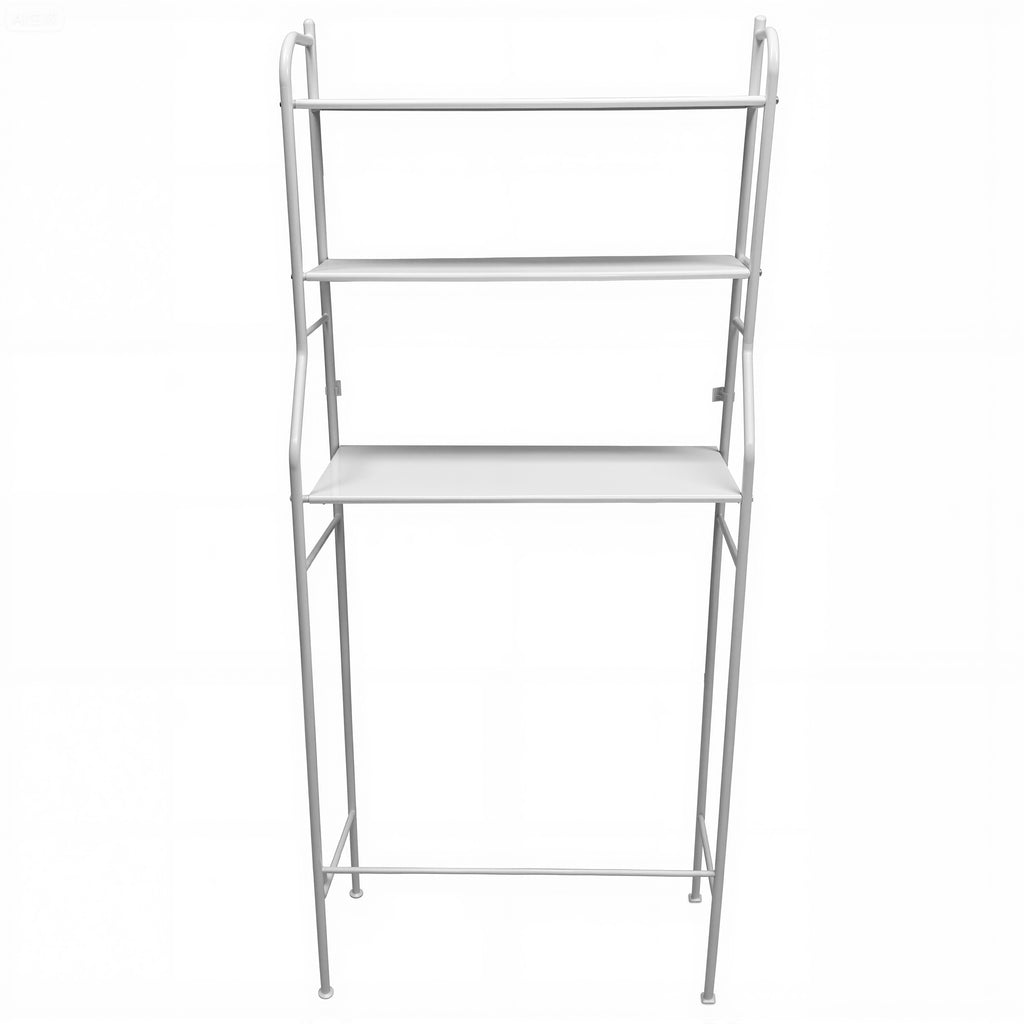 3-Tier Over The Toilet Storage, Space Saver Metal Bathroom Shelves, Freestanding Above Over Toilet Storage , Black
