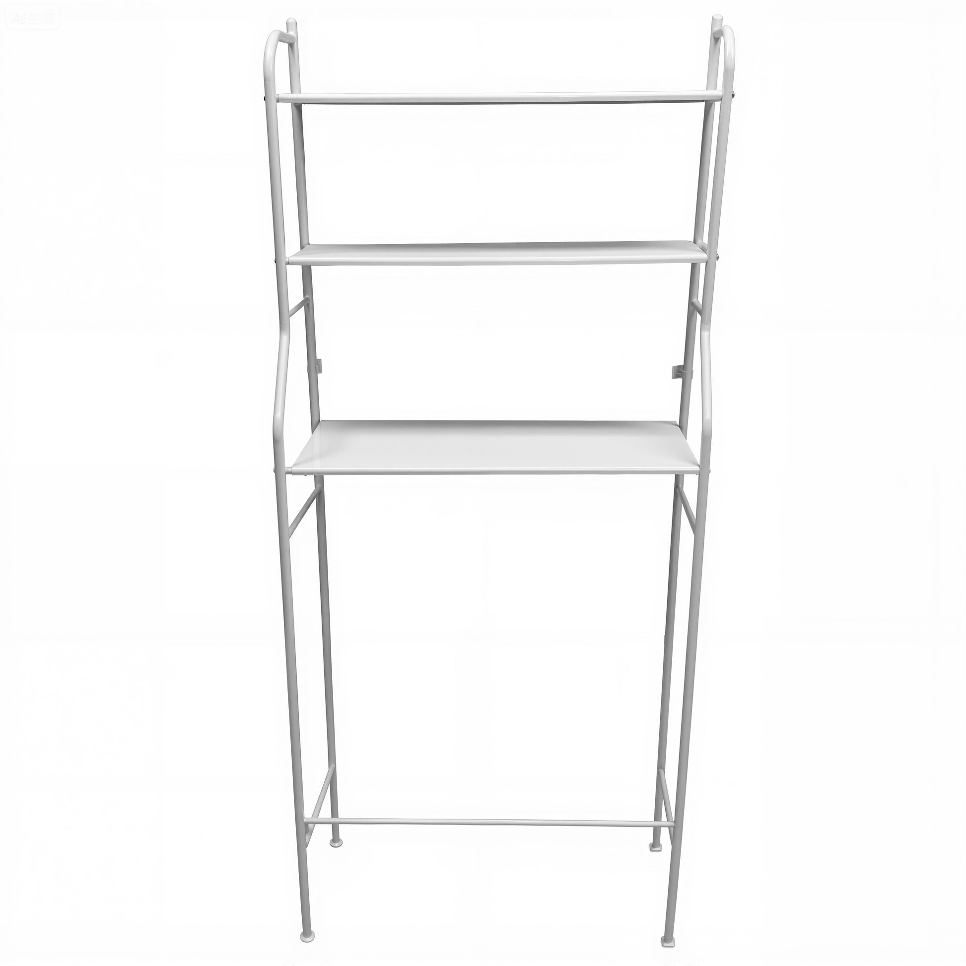 3-Tier Over The Toilet Storage, Space Saver Metal Bathroom Shelves, Freestanding Above Over Toilet Storage , Black