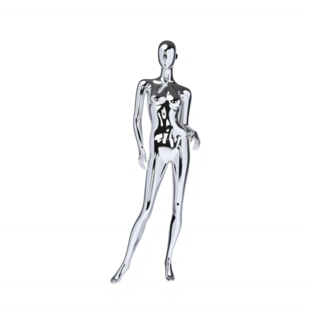 Gold Plated Male Mannequins Display women dummy