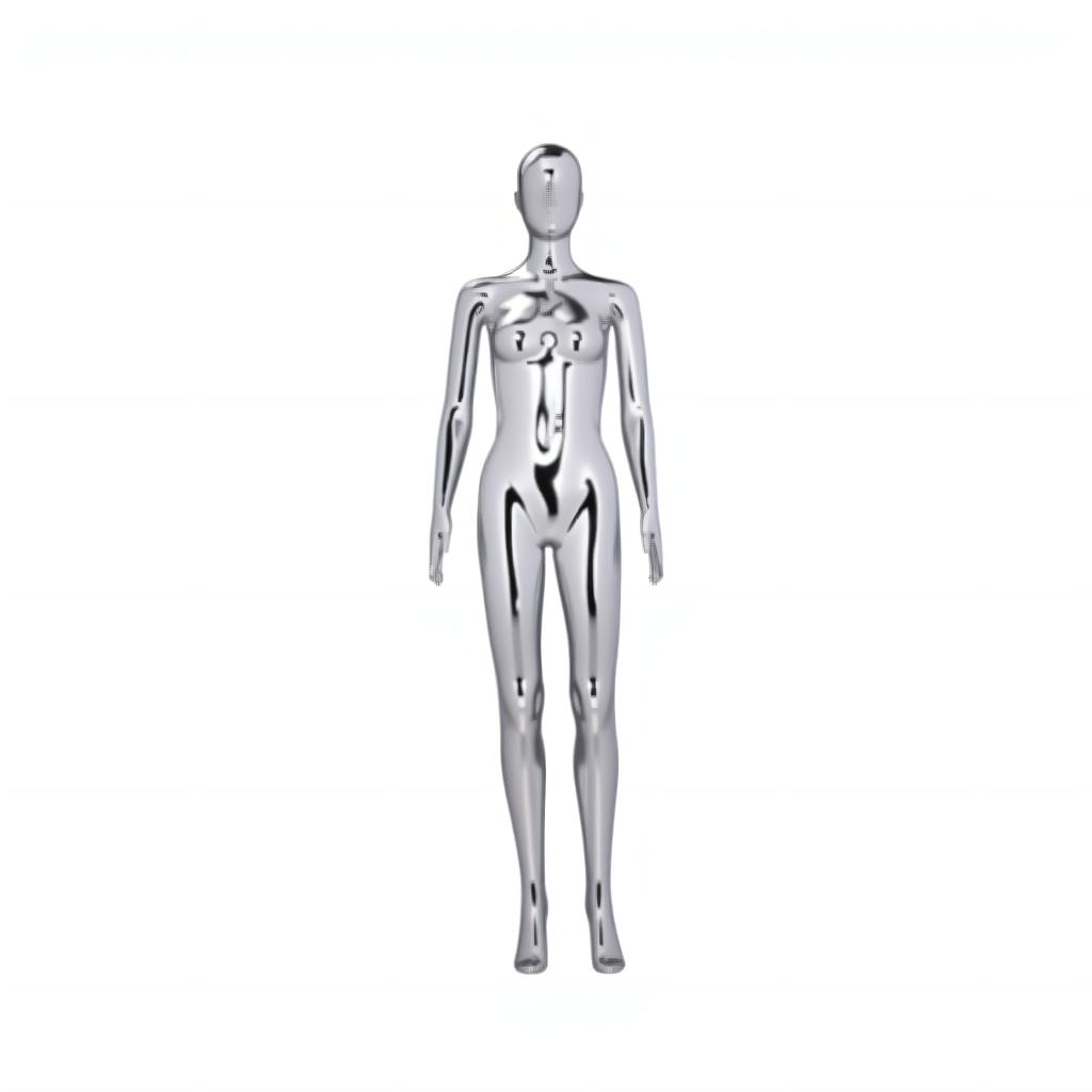 Gold Plated Male Mannequins Display women dummy