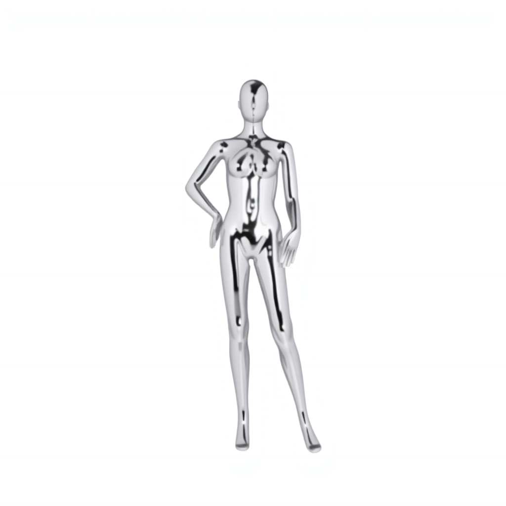 Gold Plated Male Mannequins Display women dummy