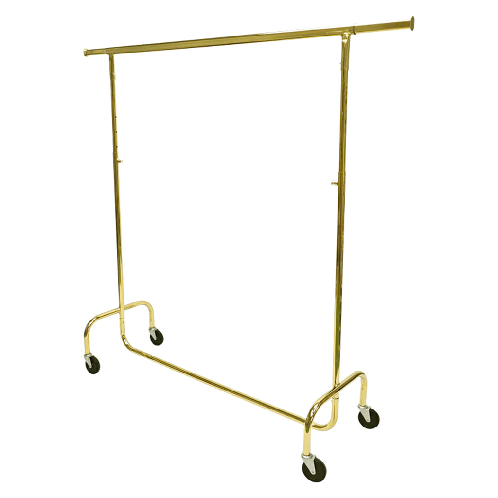 Chrome Garment Rack for Retail Clothing Display