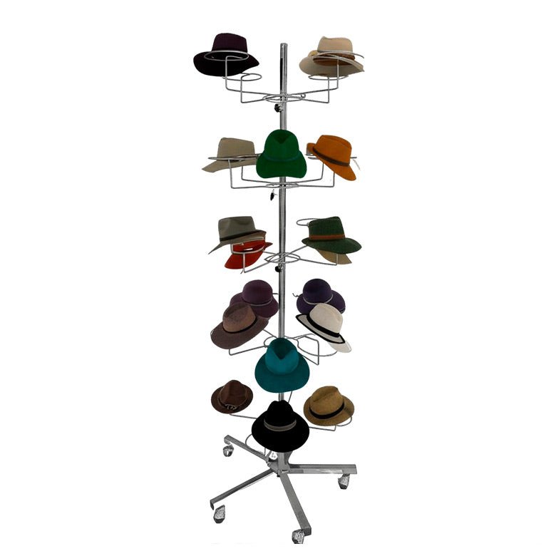 Rotating Hat Display Stand for Retail