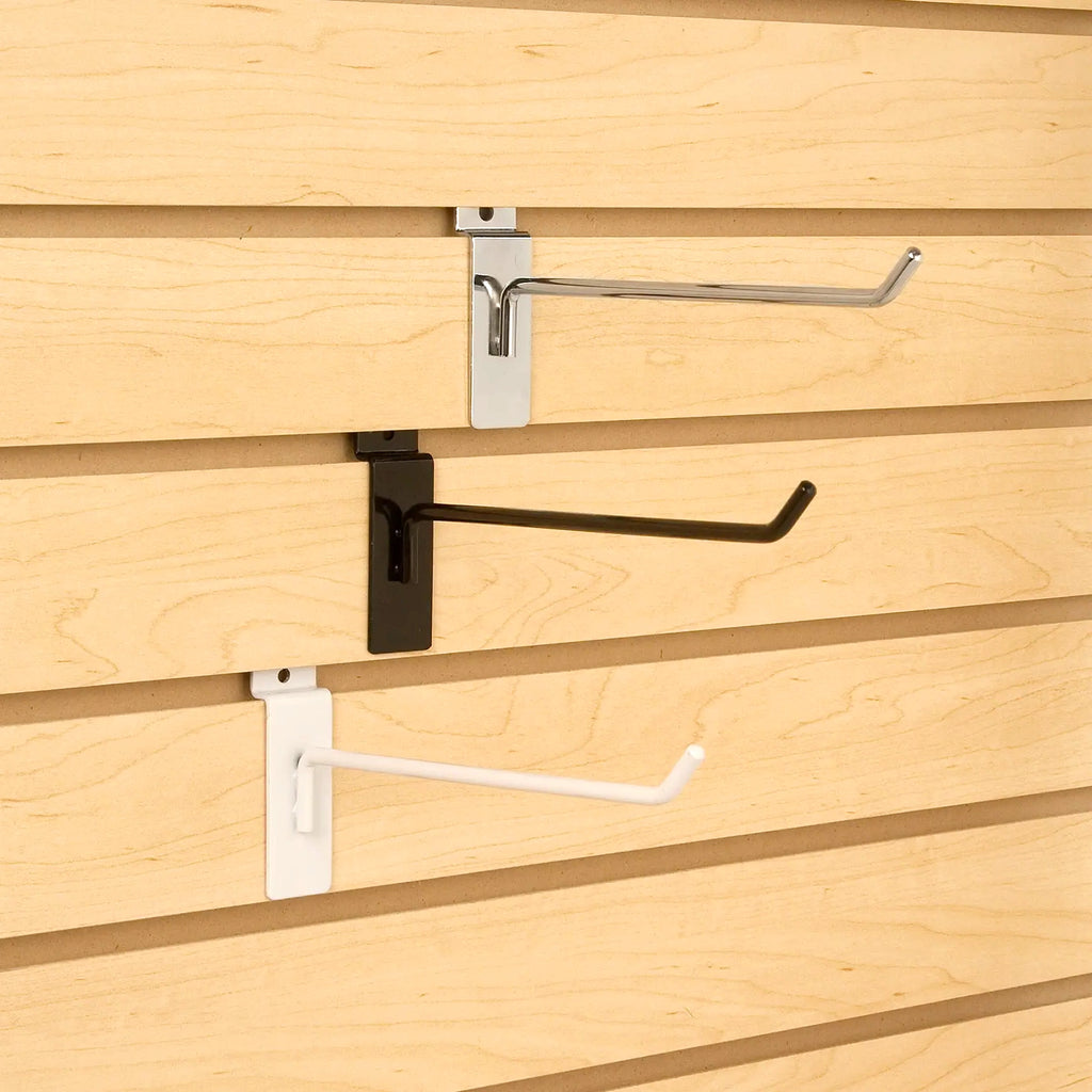 6" Slatwall Peg Hooks