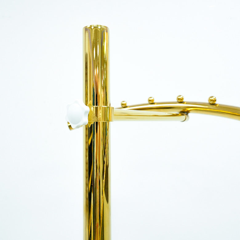 Variety of clothing display racks for retail stores