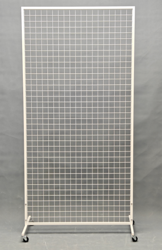 Supermarket Metal gridwall Panels Display stand