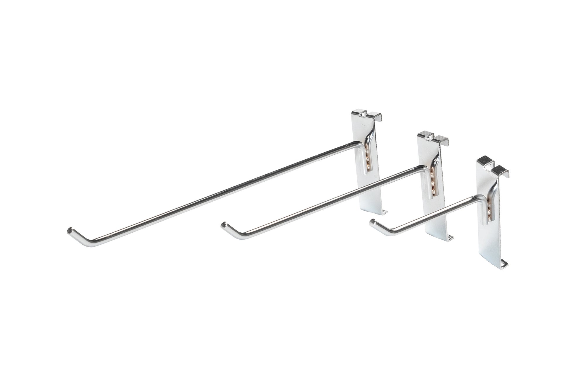 Slatwall Accessories - High Quality Black Slatwall Plate Single Hook for Slatwall Gridwall Panels